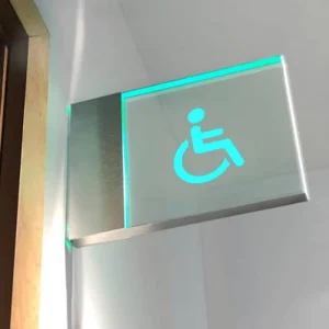 Stainless Steel Metal Signage All Size Hotel Door Room Number Sign Plate