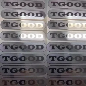Stainless Steel Metal Tag Nickel Self-adhesive Transfer Label 3D Embossed Logo Sticker Customized Metal Nameplate