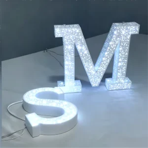Stainless Steel Starlight LED Sign Custom High Brightness Fully Perforated Business Sign Logo LED
