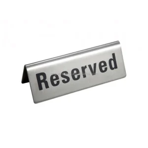 Stainless Steel Table Stand Number Holder Table Reserved Sign Holder Sign