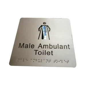Stainless Steel Unisex Signage Plate