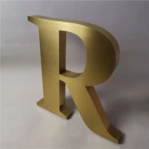 Stainless Steel Waterproof Small and Large 3D Metal Letter Sign