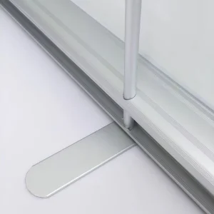 Standard Size Aluminum Roll Up Banner Stand Display Advertising Portable Customizable Color
