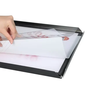 Standard Size Ultra Slim Lightbox Led Snap Frame Waterproof Led Advertising Light Boxes