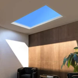 Starry Sky UV Soft Film Ceiling White Transparent Light Film Frameless Khaki Light Box Blue Sky White Clouds Installation