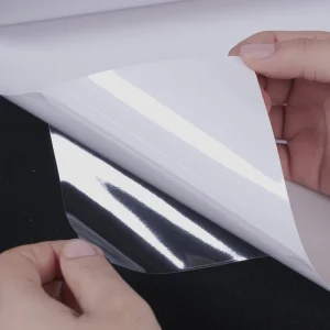 Static Cling Window Decals Reusable Removable Film for Car and Advertising