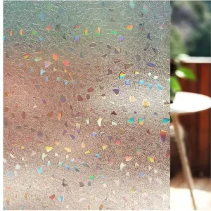 Static Window Privacy Film Custom Removable Laser Glass Film Window Film for Glass