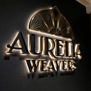 StereoLED Letter Light Box Acrylic Backlit Metal Door Sign Resin Characters for Company Hospital Advertising LED Strips Light
