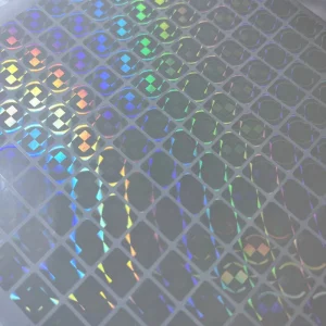 Stickers Custom 3D Logo Transparent Holographic Foil Sticker High Adhesion Computer Industrial Secure Camera Voucher Overlay