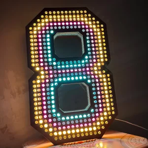 Store Front Custom Outdoor Stainless Steel Punching Perforated 3D Channel Letters Sign Signboard LED Letter for Shop