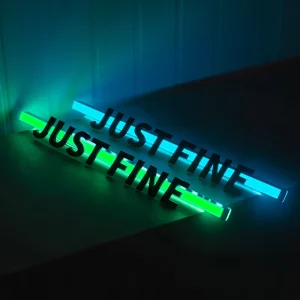 Store Wall Logo LED 3D Luminous Letter Atmosphere Acrylic Light Strip Billboard