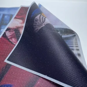 Street Custom Waterproof and UV Ink Print Large Double Sided Block Out Fabrics Printing Mesh Banners