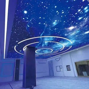 Stretch Ceiling Film Pvc Fabric Light Box Soft Film Ceiling Translucent Film