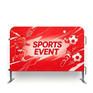 Stretch Polyester Dye Sublimation Printed Promotional Flags Banners Aluminium Flagpole Corporate Sports Advertising Displays