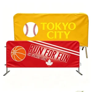 Stretch Polyester Dye Sublimation Printed Promotional Flags Banners Aluminium Flagpole Corporate Sports Holiday Seasonal