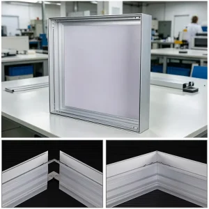 Strong Light Box Aluminum Profiles Aluminium Fabric Frame Advertising Light Boxes for SEG Fabric Display