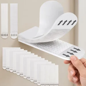 Strong Strap Back Self Adhesive Double Side Removable Hook and Loop Tape Self-Adhesive for DIY & Picture Frames