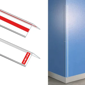 Strong UV Resistant PC Anti Collision Corner Strip Transparent PC Corner Trim Clear PC Corner Guard With Tape Adhesive
