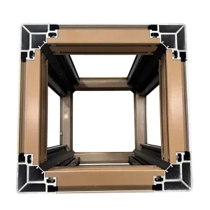 Sturdy Reliable Modern Design Anti Shock Thickened Metal Anti Rust Aluminum Alloy Elevator Shaft Frame for Apartments Hotels