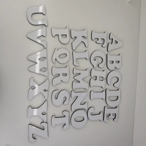 Sublimation Blank Wooden Letters for Home or School Wall Hanging Decor Daily Preliminary Education Character Letters