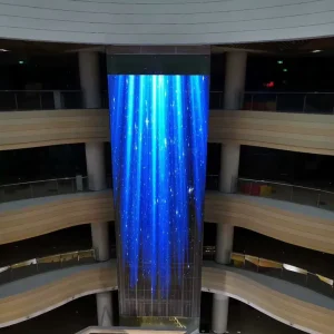 Super Clear Glass LED Display Panel High Brightness Transparent LED Signage Display for Elevator Lobby Advertising Video Wall