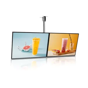 Super Slim Black Aluminum Frame LED Light Box with Low Power Consumption Hanging Magnetic Menu Board Billboard for Advertising