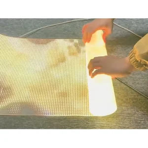 Super Slim LED Transparent Glass Advertising Screen Film Display for Retail Store Window and Glass Wall with High Adhesion