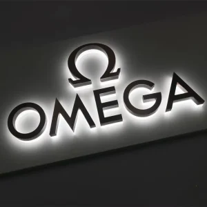 Supermarket Metal Letter Lightbox Energy-Saving LED Illuminated Sign