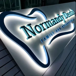 Supplier Custom Restaurant Shop Advertising Led Signboard Design Colorful Wall Business 3d Led Logo Signboard