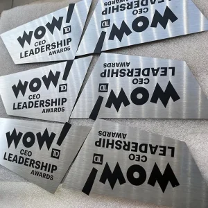 Supplier Customized Aluminium Stainless Steel Metal Nameplate Satin Matte Finish 0.5 1mm Thickness for Advertising Promotional
