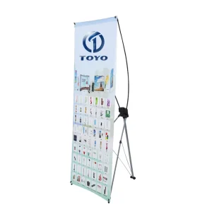Supplier Flex X Banner butterfly X Banner Stand Xstand 60 X 160 cm for Advertising