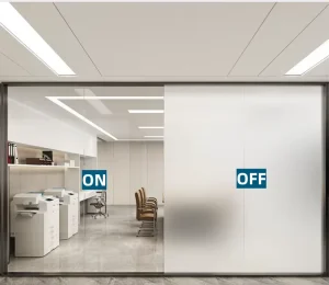 Switchable Smart Glass Film with PDLC Frost to Clear in Seconds. Energy Saving Support OEM & Project Quote