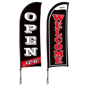 Symbol Print Promotion Advertising Banner Feather Flag