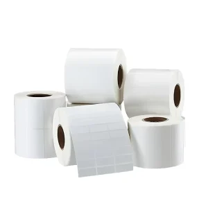 Syncode Direct Thermal Adhesive Labels 50mm*30mm Custom Sticker Exhibition Use Waterproof 100% Wood Pulp Label