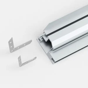 TL ALU80 A1 Ultra thin 80mm Depth Durable Silver Extruded Aluminum Profile for Single sided SEG Advertising Light Box