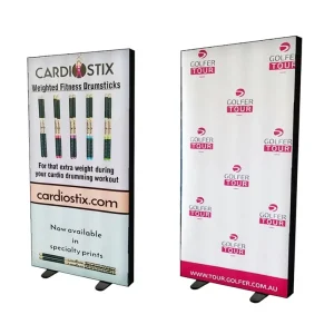 TTO DX Custom Design Led Light Box Tension Fabric Graphic Aluminum Alloy Frame Portable for Backlit Backdrop Wall Custom