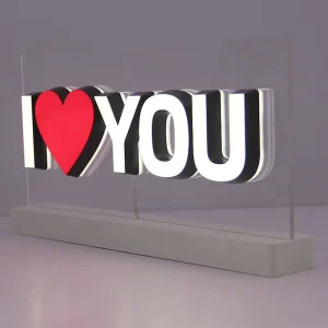 Table Led Sign for Business Decorative Letters Advertising Display Stand Store Electronic Wedding Signs Light Party Supplies