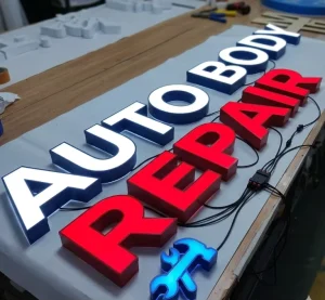 Tailor-Made 3D Stainless Steel LED Letters Any Specification Indoor Outdoor
