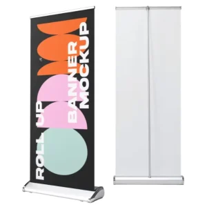 Teardrop Display Roll up Advertising Banner Stand Aluminum Retractable Portable Indoor Outdoor Use