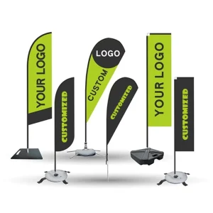Teardrop Pennant Flag Commercial Grade High Quality Corporate Campaigns Advertising Event Promotional Displays