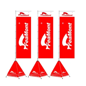 Telescopic Giant Water Injection Base Flag 3M 5M 7M Flag Pole Stand With Flag Banner