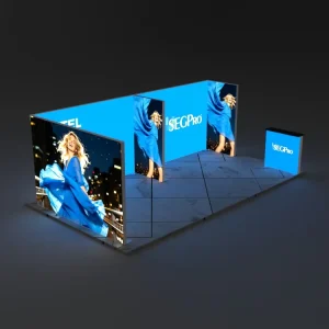 Tension Fabric Backdrop SEG Exhibition Booth Modular SEG LED Light Box Tension Fabric Backdrop Fabric Lightbox