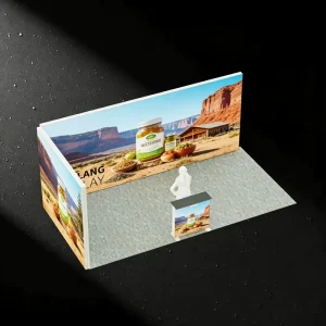 Tension Fabric Modern Exhibition Light Box 3*6 Trade Show Booth Display Fabric Light Box Exhibition Booth Seg Lightbox