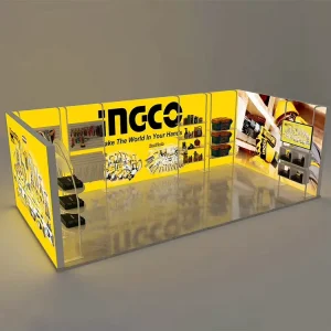 Tension Fabric Modern Exhibition Light Box 3*6 Trade Show Booth Display Fabric Light Box Exhibition Booth Seg Lightbox
