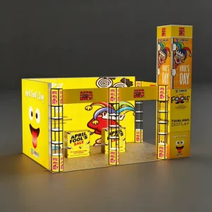 Tension Fabric Modern Exhibition Light Box 3×6 Trade Show Booth Display Fabric Light Box Exhibition Booth SEG Lightbox