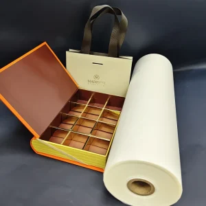 Thermal Hot Anti Scratch Anti Finger print Soft Touch Velvet Lamination Film with Glue for High end Box bag Packaging Printing