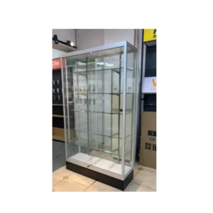 Thickness Garage Storage Cabinet Aluminum Alloy Cabinet MDF Glass Cabinet Display Case Aluminum Door Lock Display Stands