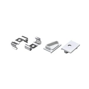 Three Sided Luminescent Light Channel Aluminum Profile Housing Trough Shell With Embedded LED Profile Hanging Wire Light Bar