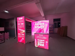 TianLang 001 10×20 Folding Custom Design Expo Polyester Fabric Aluminum SEG Easy Setup Square Exhibition Light Box