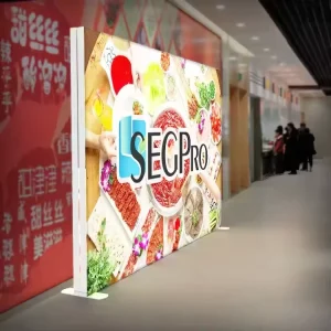 Tianlang 120mm Heavy Duty Double Sided Fabric Light Box for Retail Shop Advertising